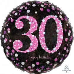 Ballon '30 Happy Birthday'...