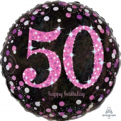 Ballon '50 Happy Birthday'...