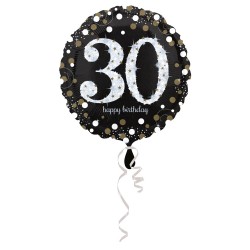 Ballon '30 Happy Birthday'...