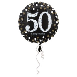Ballon '50 Happy Birthday'...