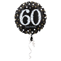 Ballon '60 Happy Birthday'...