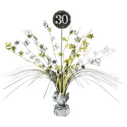 Tafel centrepiece '30 Happy...
