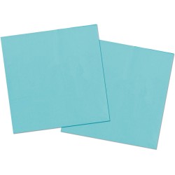 Babyblauwe papieren servetten